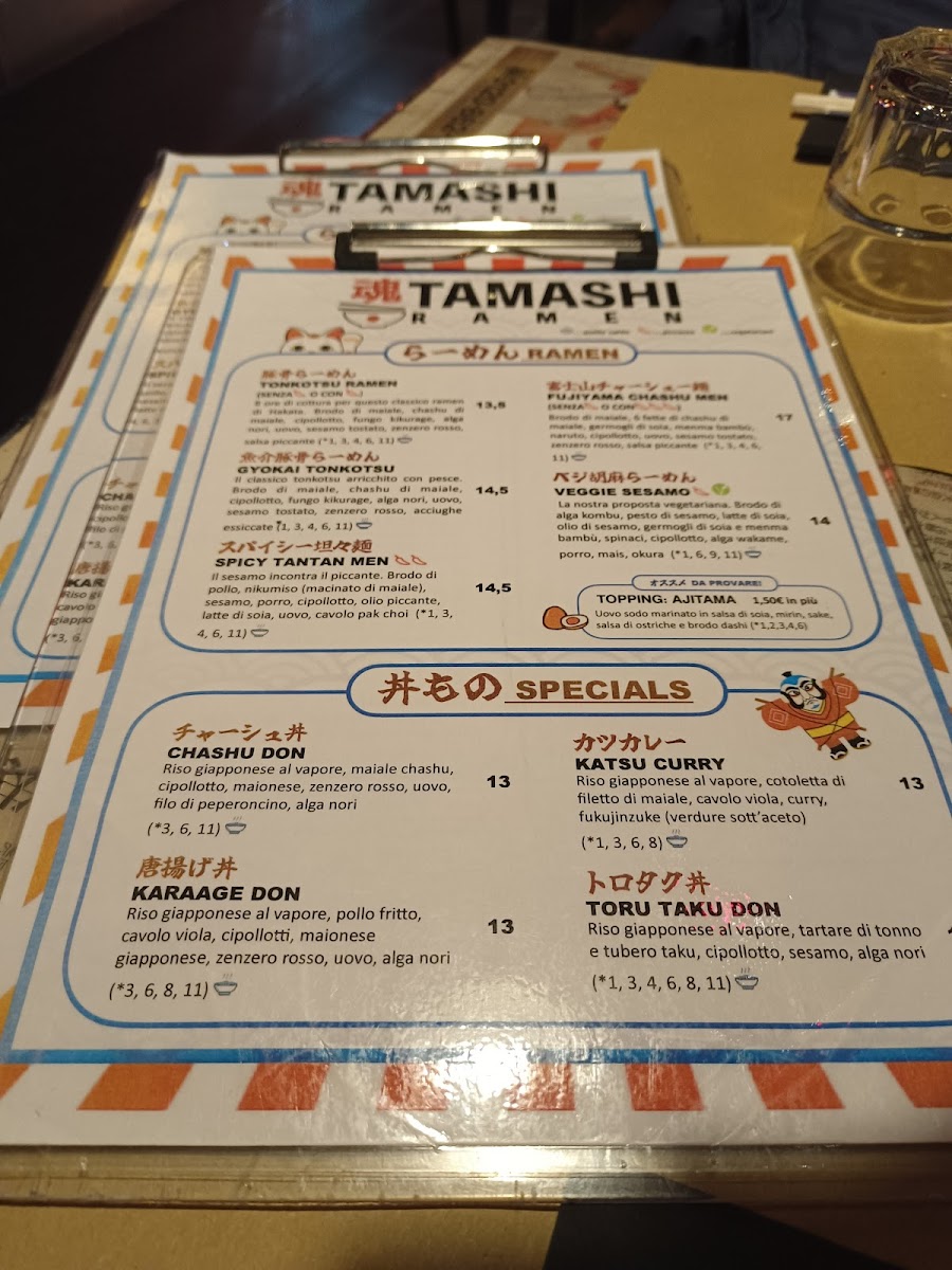 Menu Tamashi Ramen-8
